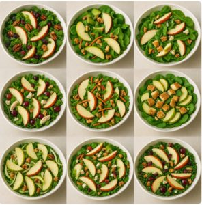 10 салатов с яблоками