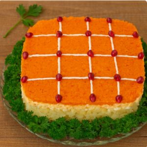 Бюджетный салат на новогодний стол