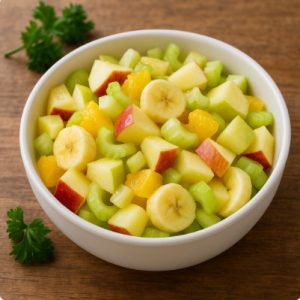 Фруктовый салат с сельдереем