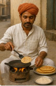 Чапати - индийская пресная лепешка 