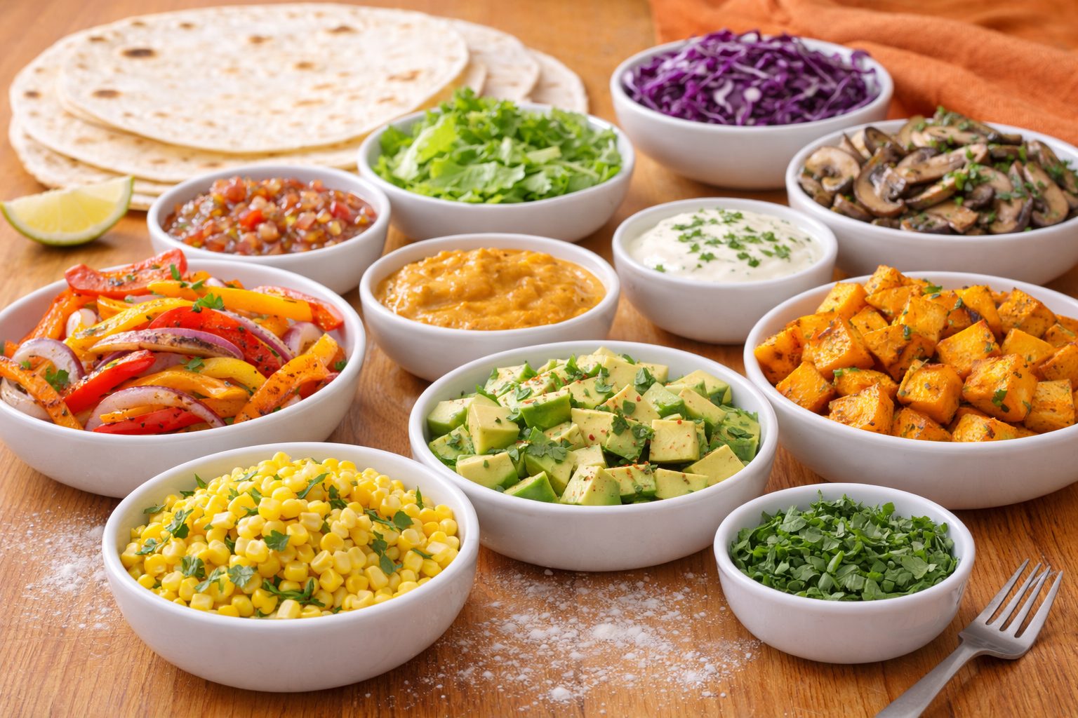 Какие начинки подойдут для вегетарианских лепешек