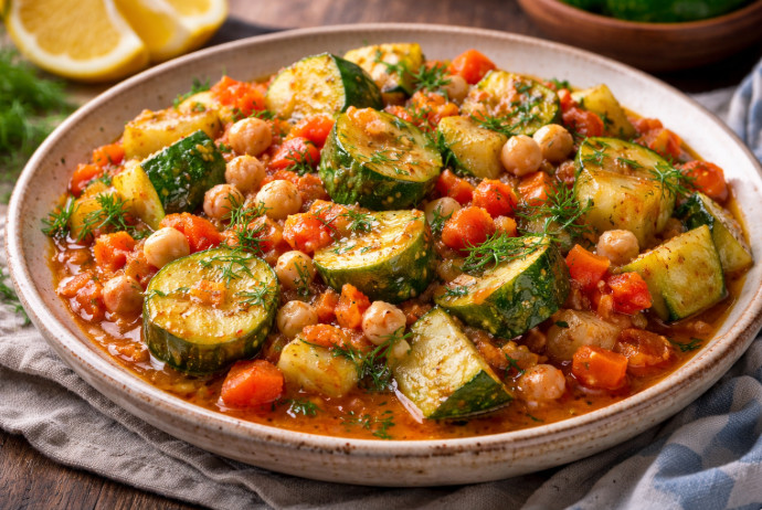 Тушеные кабачки по-турецки (Zeytinyağlı Kabak): Овощи как искусство (№1)