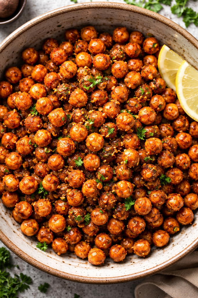 Жареный нут с паприкой