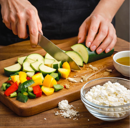 Запечённые овощи с сыром при подагре