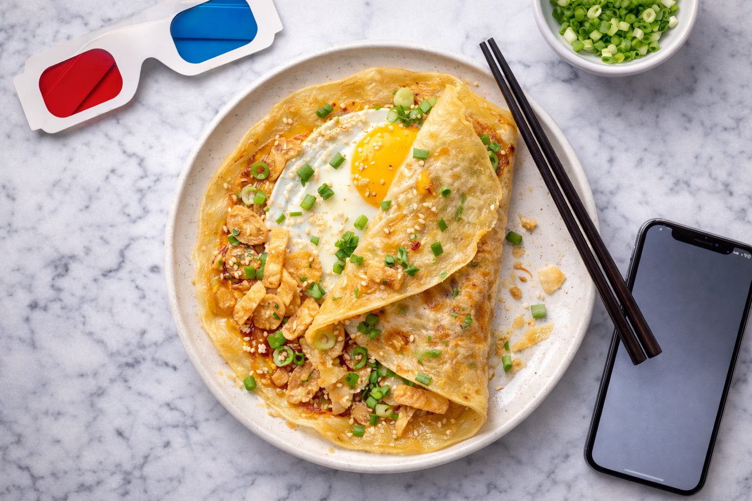 Блинчик цзяньбинь - рецепт при ХБП