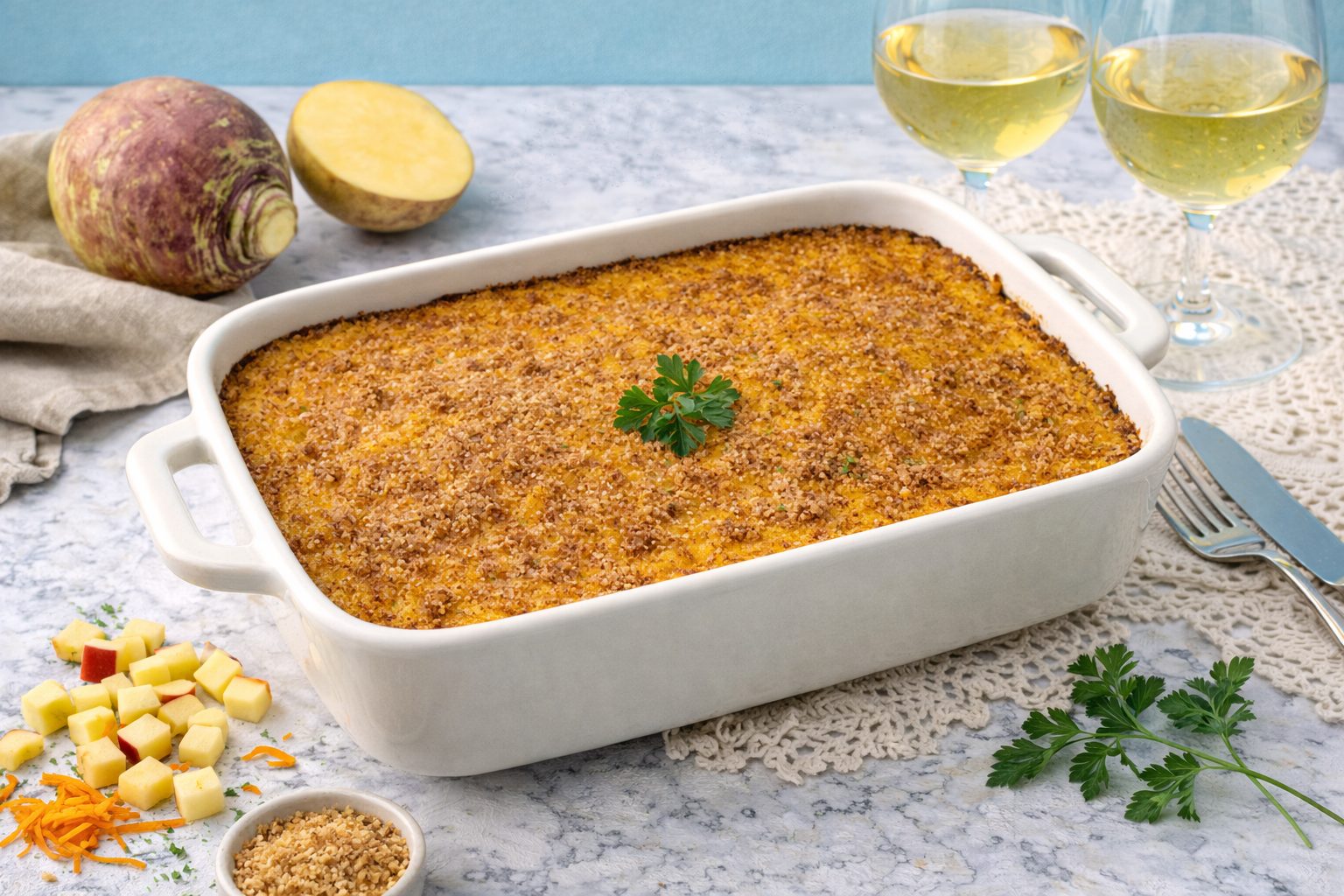 Lanttulaatikko — финская запеканка из брюквы