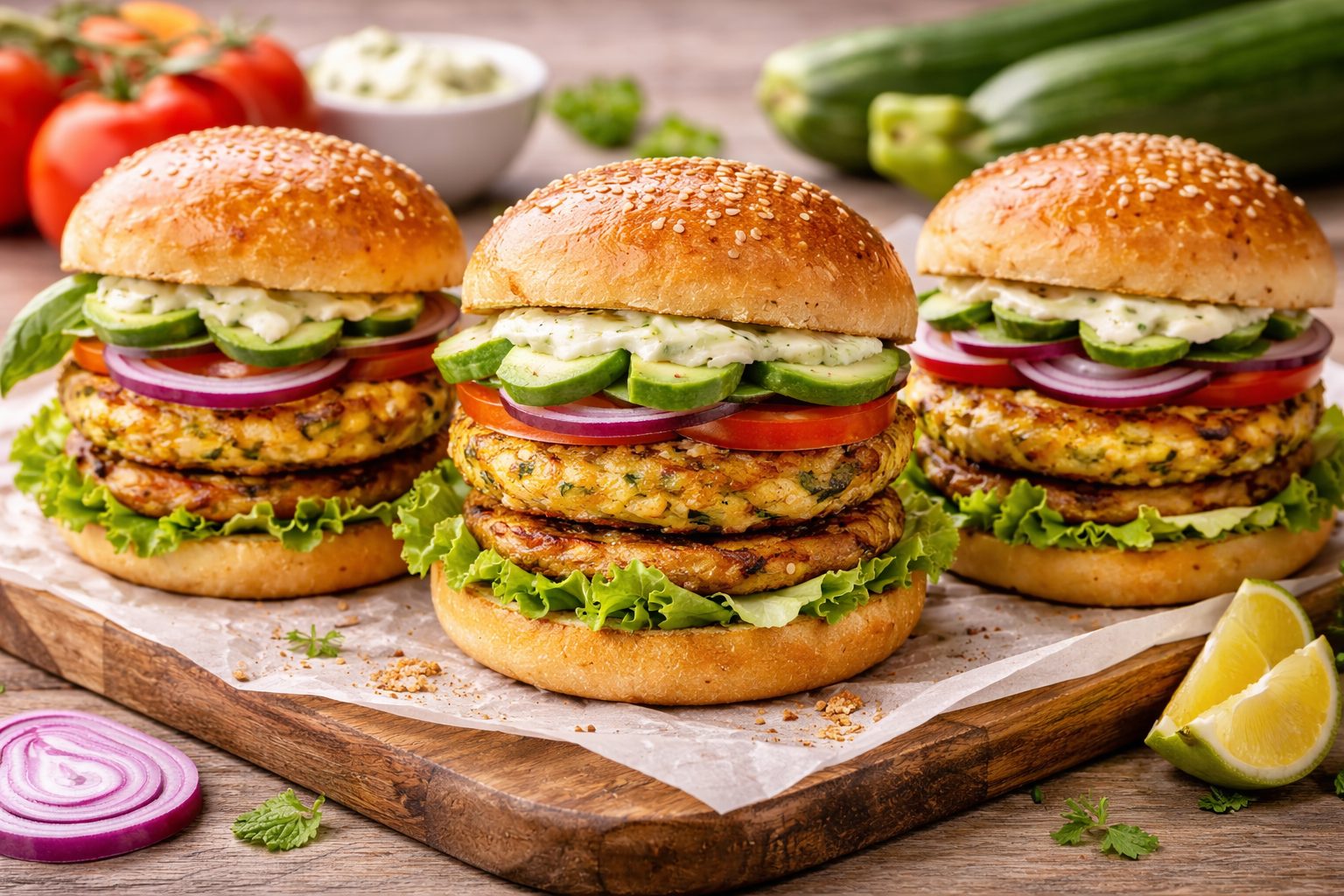 Кабачковые бургеры
