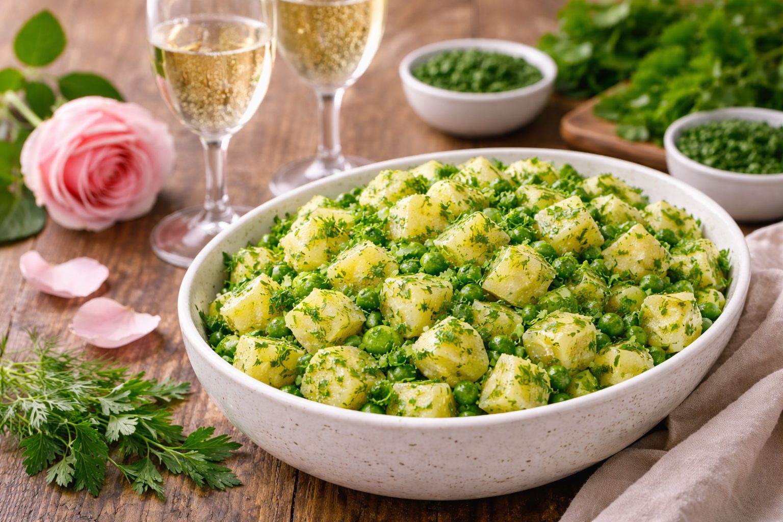 10 картофельных салатов для диетического стола