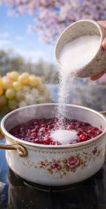 Добавление сахара или эритрита в Брусничный соус для почечной диеты