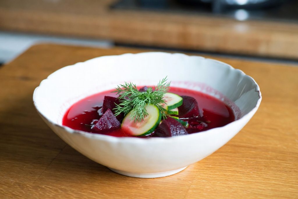 Свекольник адаптированный (с кабачком)