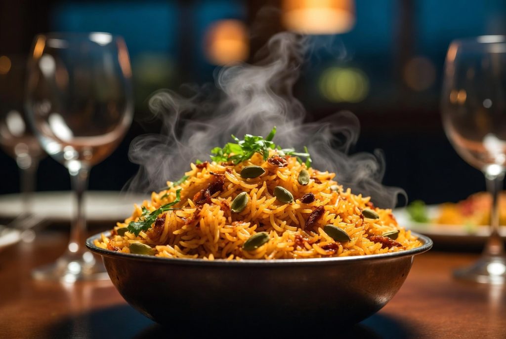 Индийский рис с кардамоном